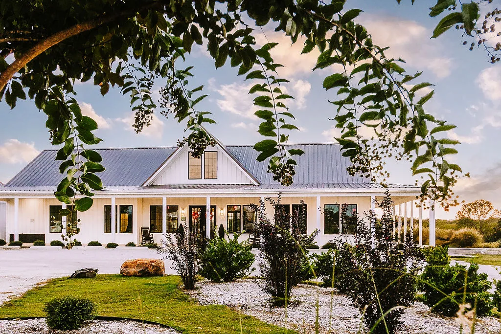 Clubhouse front landscape
