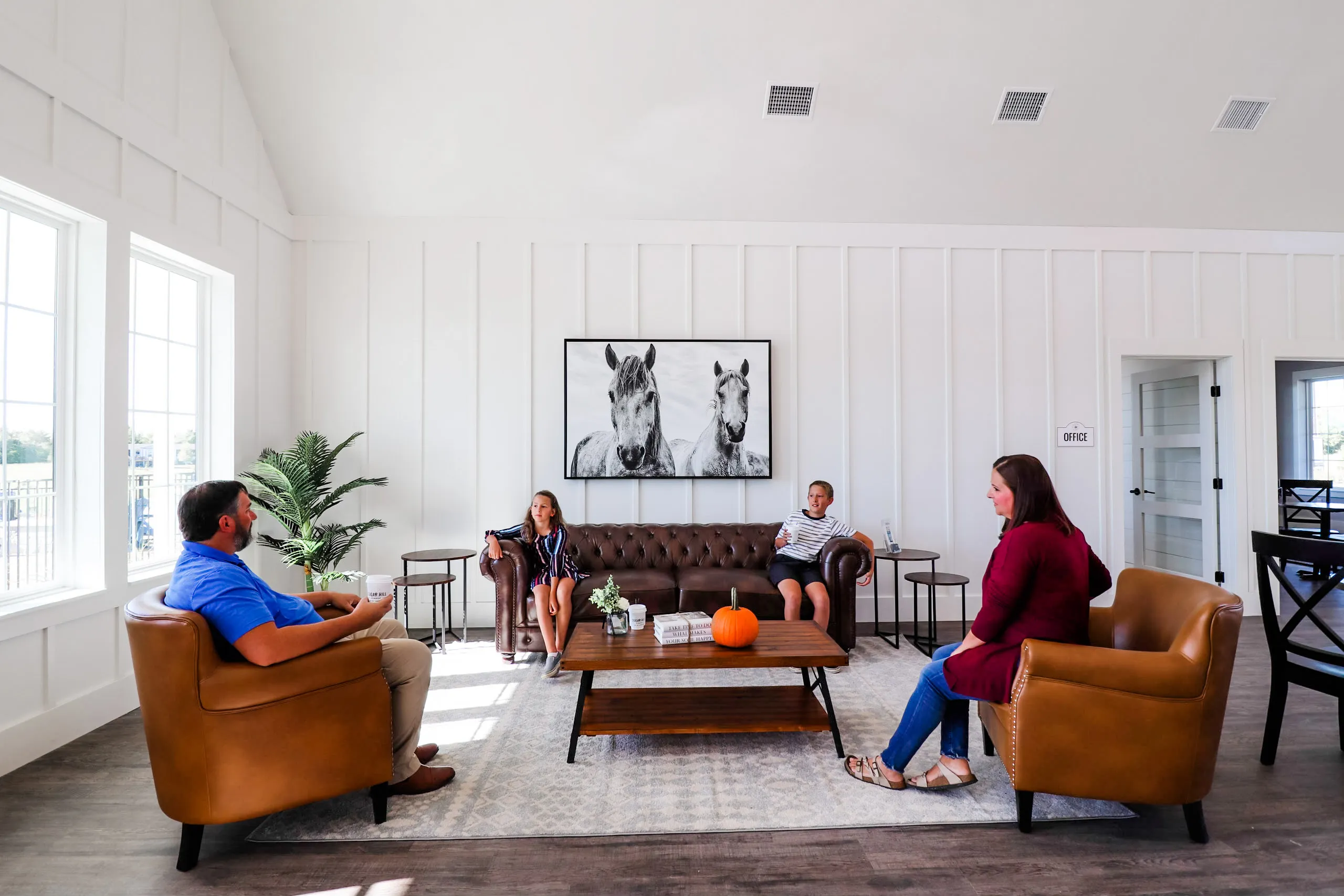 Farmhouse gathering space