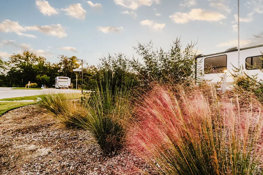 Landscaping at Sugar Hill RV Resort, Anna, TX
